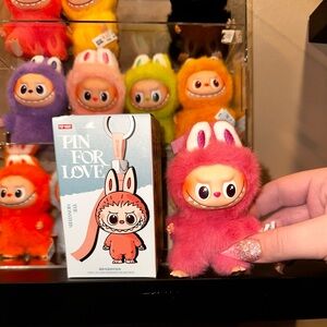POP MART LABUBU Pin For Love Letter “U”